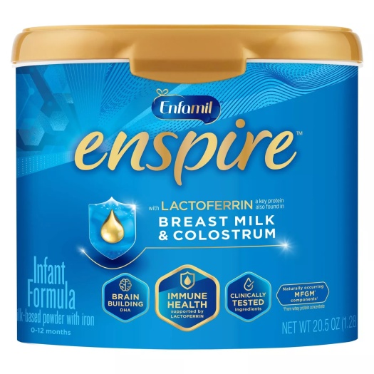 Sữa Bột Enfamil Enspire Mỹ, Hộp Nhựa 581G