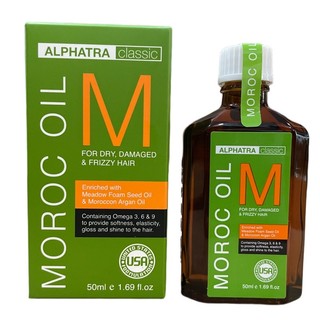 Tinh dầu dưỡng bóng tóc Alphatra Classic Moroc Oil 50ml
