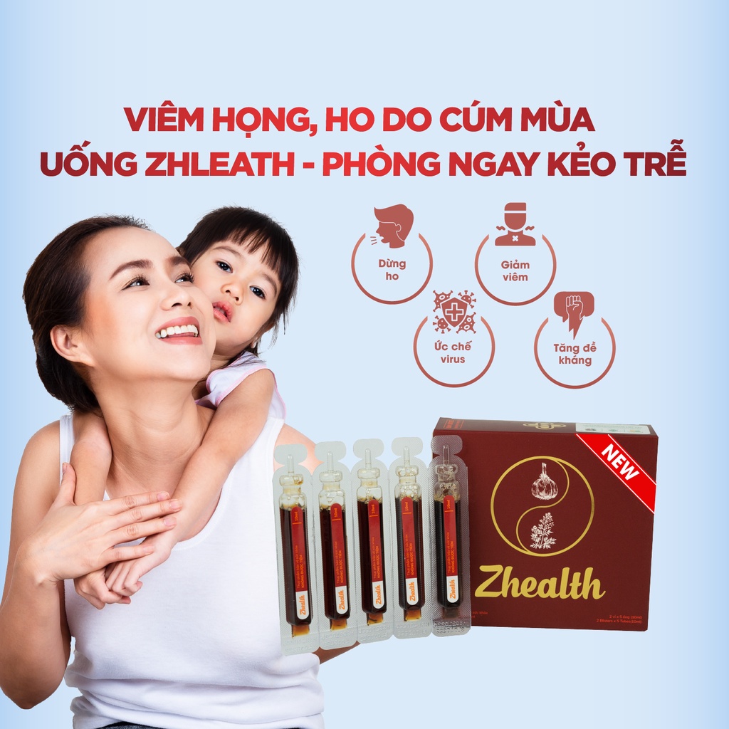 ZHE-Siro Giảm Ho, Ngứa Rát Cổ Họng, Khàn Tiếng, Cảm Cúm Zhealth Zlove- Bổ Phổi Từ Thảo Dược(Combo 10 Hộp) ZLOVE