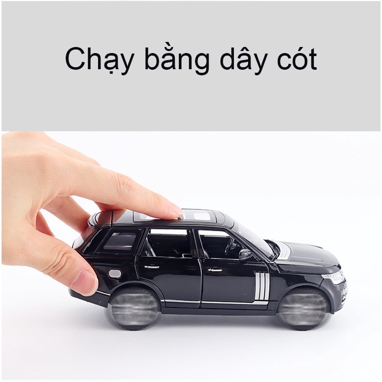 Xe ô tô mô hình Land Rover - Ranger Rover tỉ lệ 1:32 khung hợp kim mở full cửa có đèn âm thanh cót chạy đà