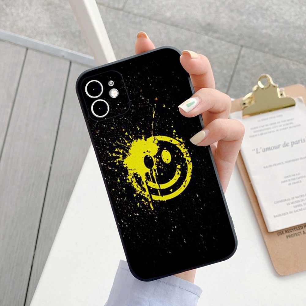 Ốp Lưng IPhone Cạnh Vuông Mềm Smile Face, BVC Cho Ip6/6s/7plus/8plus/6plus/6splus/11/11pro//11promax/x