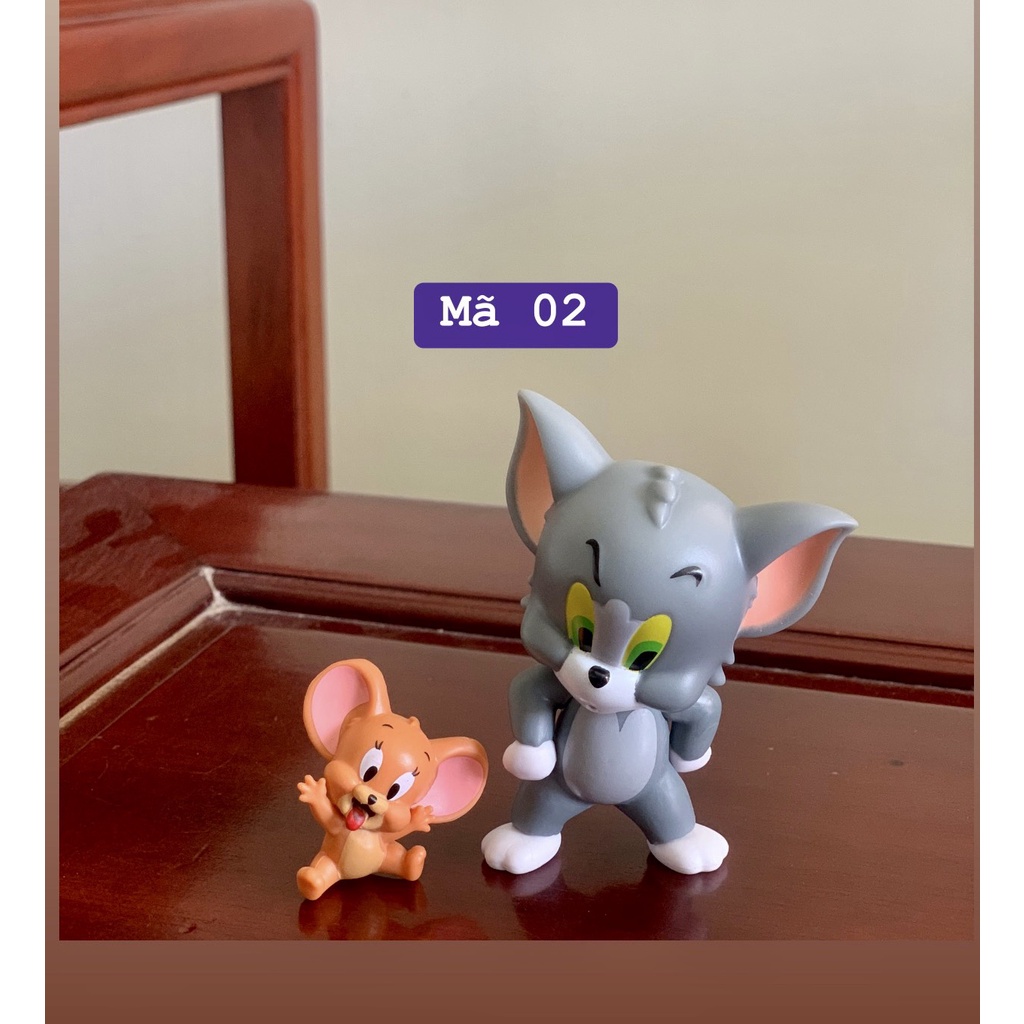 Mô hình đồ chơi nhân vật Tom and Jerry set 6 mô hình