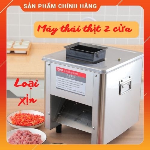 Máy Thái Thịt Tươi Sống , Công xuất 250w Loại 1 Cửa Dao 2.0MM 2.5MM 3.5MM 5.0MM Thái Thịt Bò Thịt Nướng Bún Chả Thái Sợi