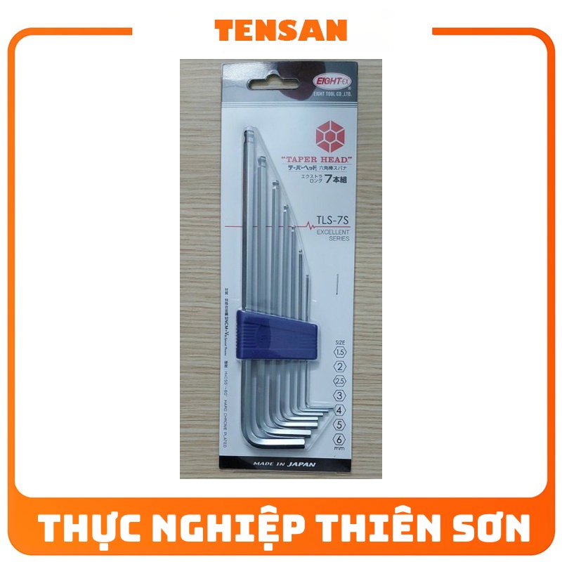 Bộ lục giác EIGHT TLS-7S (1.5-6mm)