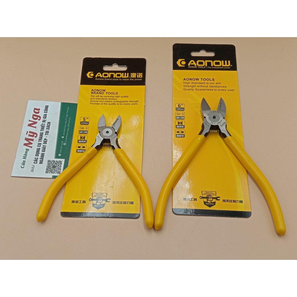 Kìm cắt 5in 6in 7in AONOW cán vàng