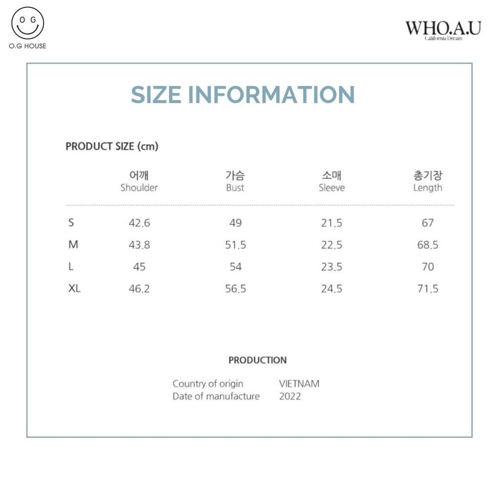 Áo phông Whoau California USA.1849