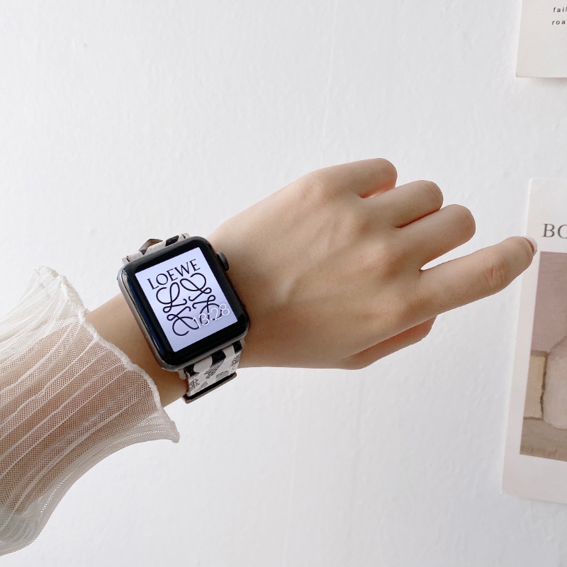 Dây Đeo Đồng Hồ Bằng Da Bò Cho Apple Watch 8 7 6 SE 5 4 49mm 42MM 38mm 44mm 40mm iWatch 41mm 45mm