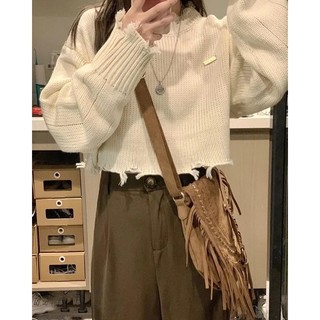 Áo croptop len ( có sẵn )