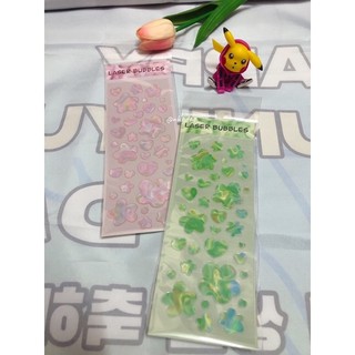 Stickers lấp lánh trang trí top card