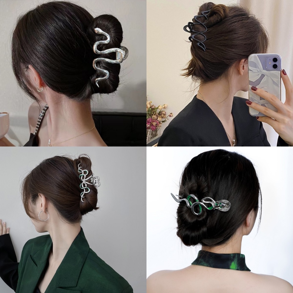Kẹp Tóc Móng Vuốt Đuôi Ngựa Bằng Hợp Kim Phong Cách Hàn Quốc Thời Trang Cho Nữ