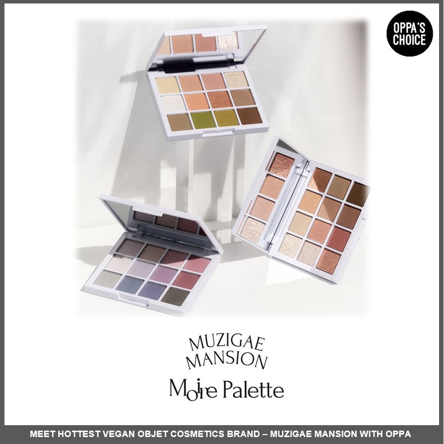 Bảng Phấn Mắt Moire Mansion Moire 3 Màu Mới / Hàng Có Sẵn