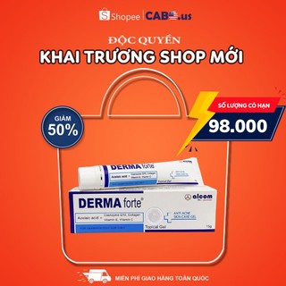 Derma forte gel cabous109 làm giảm mụn, giảm thâm mụn 15gram