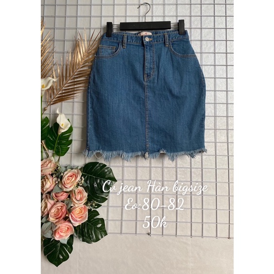 Chân váy Jean bigsize