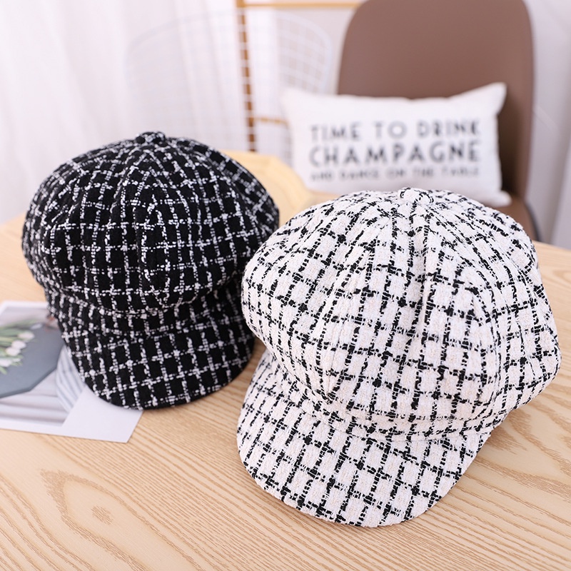 Mũ nồi beret chất dạ mềm mại thời trang thu đông cho bé gái từ 3 đến 6 tuổi