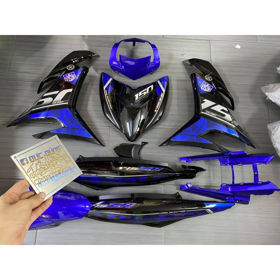 Dàn áo Ex 150 2018 xanh đen nhiều mẫu tem