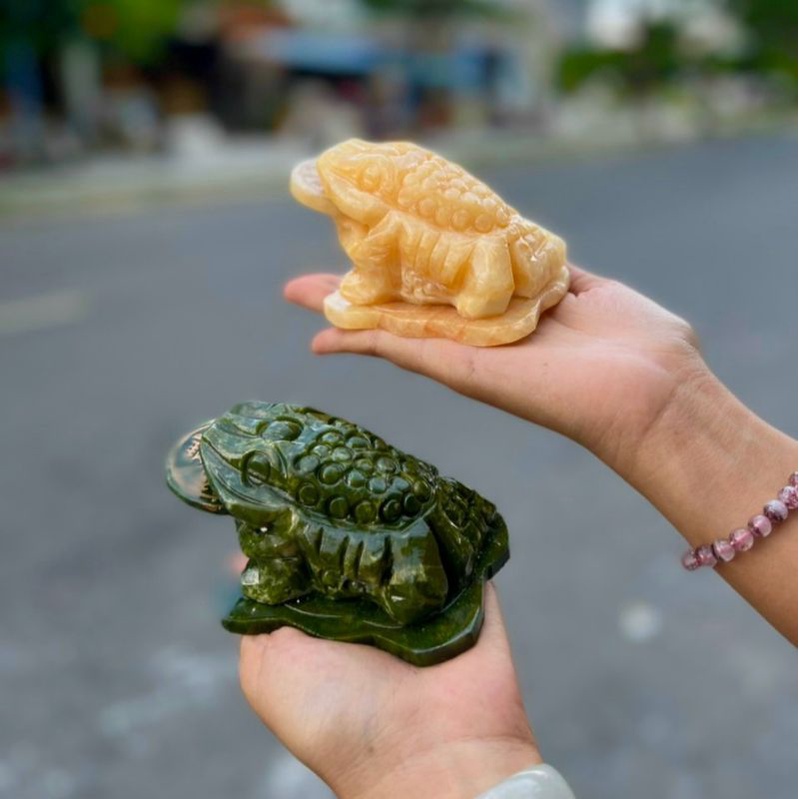 Thiềm Thừ, Cóc Thần Tài Đá Phong Thủy
