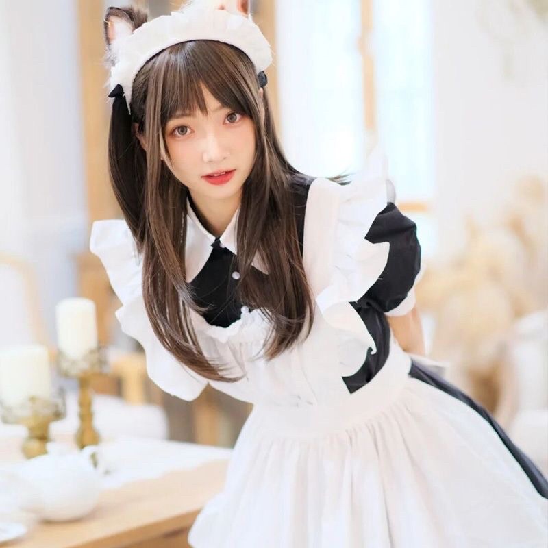 Váy hầu gái dáng ngắn. ri ku