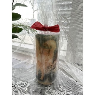 Nến trụ trang trí ( Napkinart/ Decoupage)