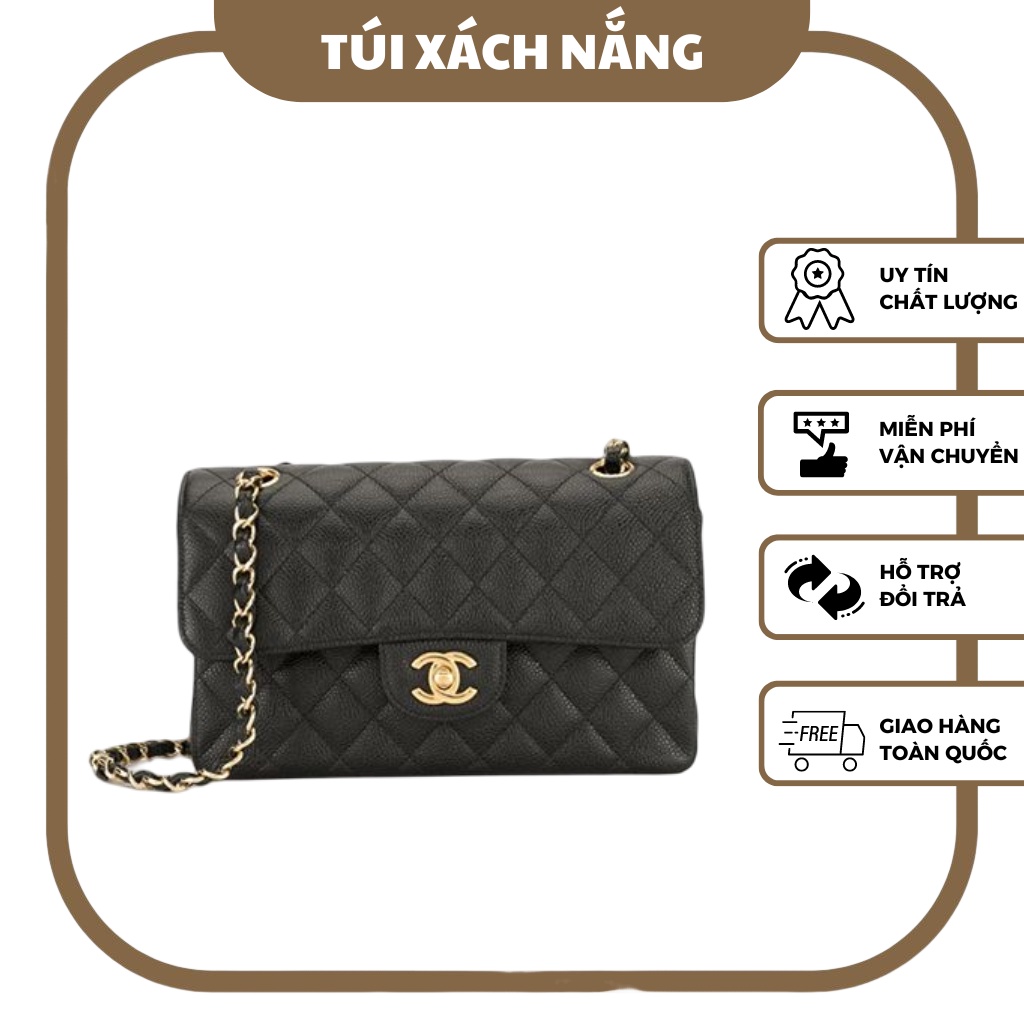 Túi đeo chéo ảnh thật tự chụp túi xách da CN classic da hạt trầm trám TÚI XÁCH NẮNG - E17