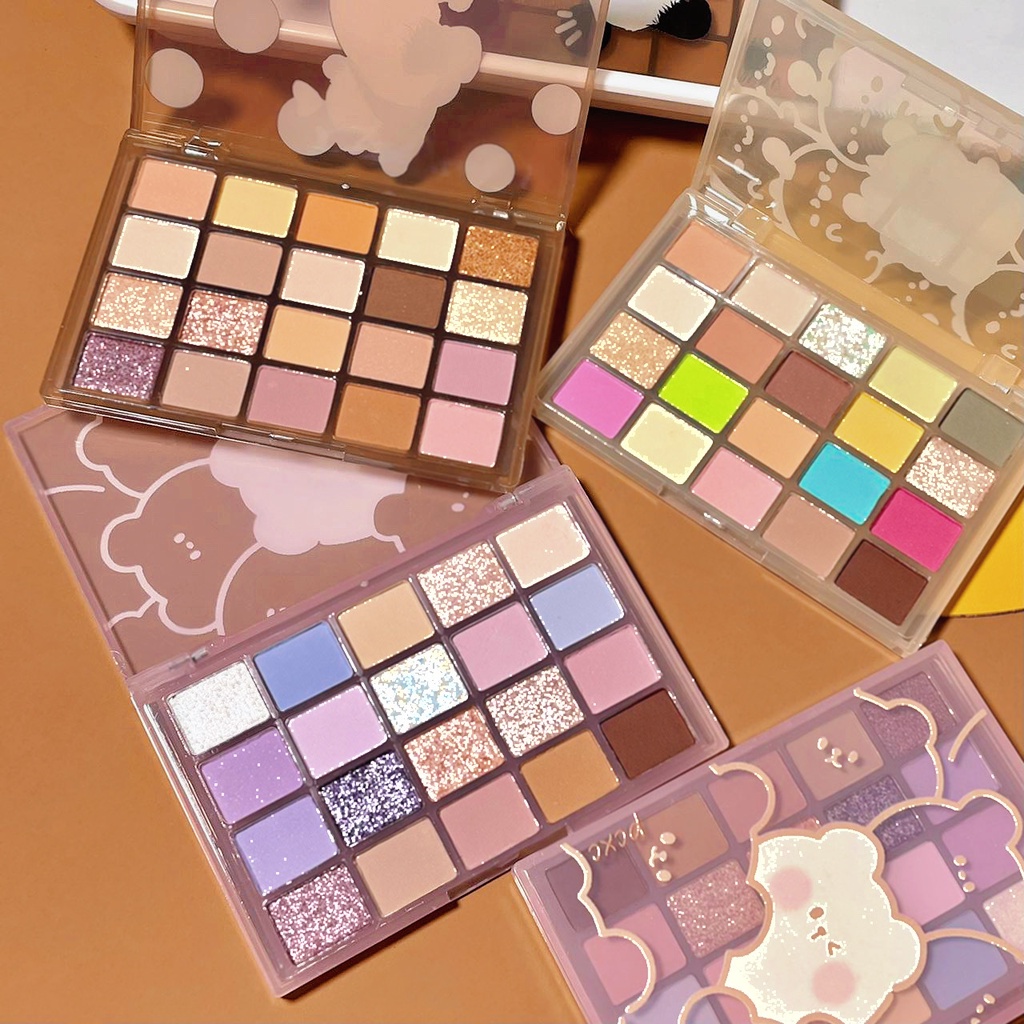 Bảng Phấn Mắt 20 Màu Sắc Hiệu Ứng Lì / Ánh Nhũ Bền Màu Dài Lâu