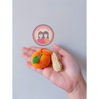 Móc khoá Quýt - Đậu bằng len handmade 🍊🥜
