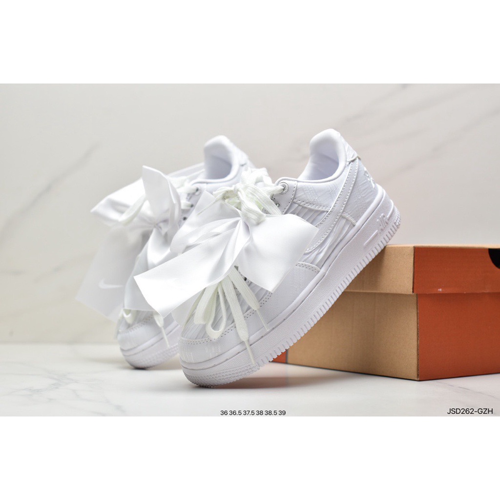 GIÀY THỂ THAO NỮ (TẶNG VỚ) - NIKE AIR FORCE 1 LOW BOW WHITE