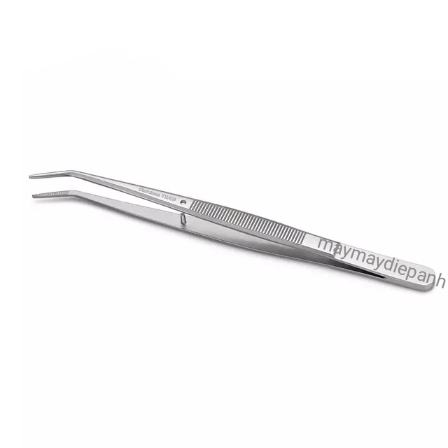 Nhíp gắp chỉ cong AKITON CAO CẤP Stainless TWE6 dài