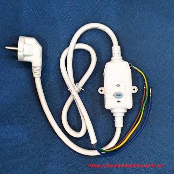 Bộ dây nguồn chống giật AMTS- PRCD 16A cho Bình nóng lạnh ARISTON, PICEZA, FERROLY
