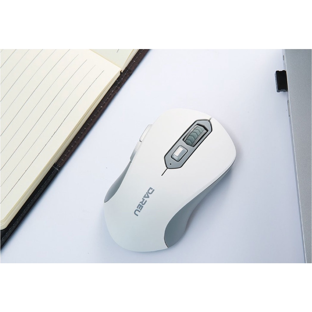 Chuột không dây Bluetooth 5.0 Dareu LM115B + Wireless 2.4GHz  - Hàng Chính hãng