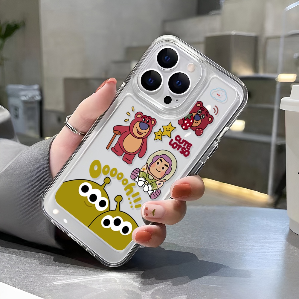 Ốp Điện Thoại Trong Suốt Hình Pachacco Alien Kuromi Cho iphone 14 Pro Max 14 Plus 13 11 12 7Plus X XR XS Max 8 7
