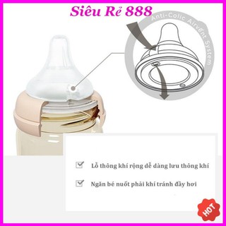 Núm ti Moyuum Hàn Quốc (đủ size 1-4), núm ti silicon siêu mềm