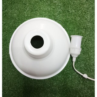 Combo 5 Bộ chóa nhựa tô 22cm kèm đui đèn kín nước E27