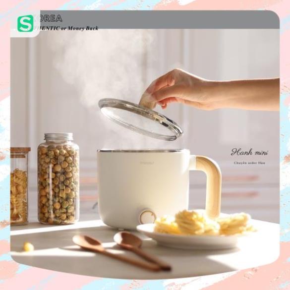 OR-DER Nồi điện Mooas Multi Cooker Mug Pot Hàn Quốc dành cho 1-2 người ăn cực xinh xắn  - junoshoppe