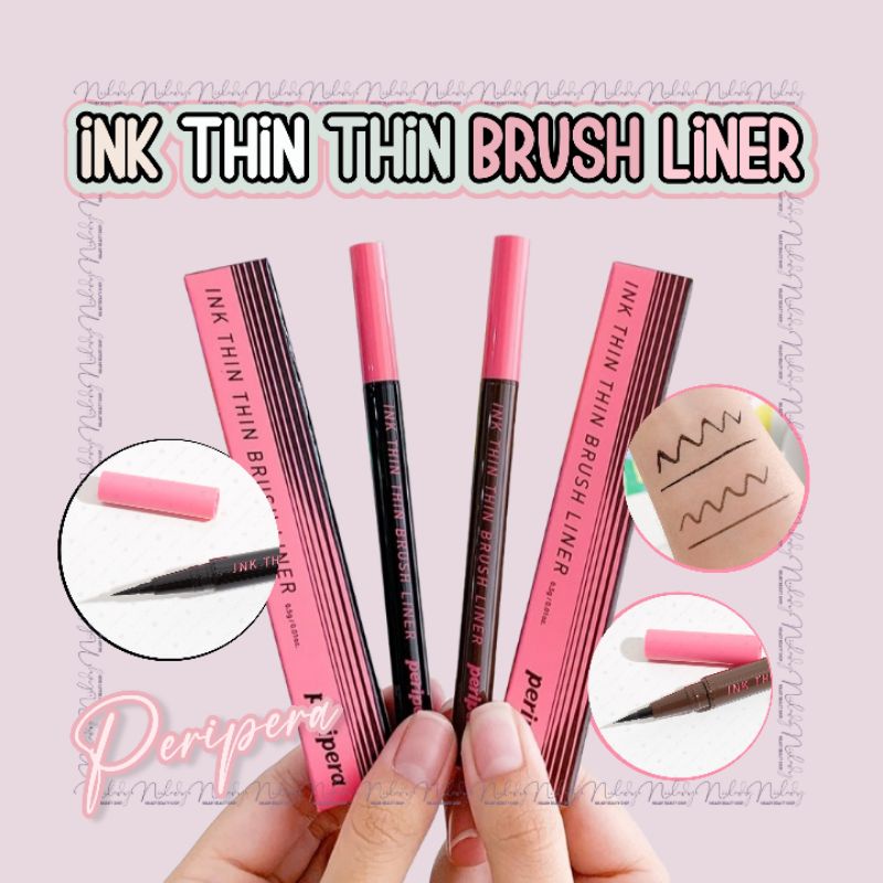 Kẻ mắt Peripera Ink Thin Thin Brush Liner