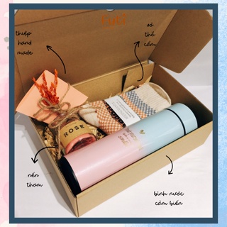 Hình ảnh Hộp quà tặng bạn gái dễ thương, giftbox tặng bạn gái The Warm Box