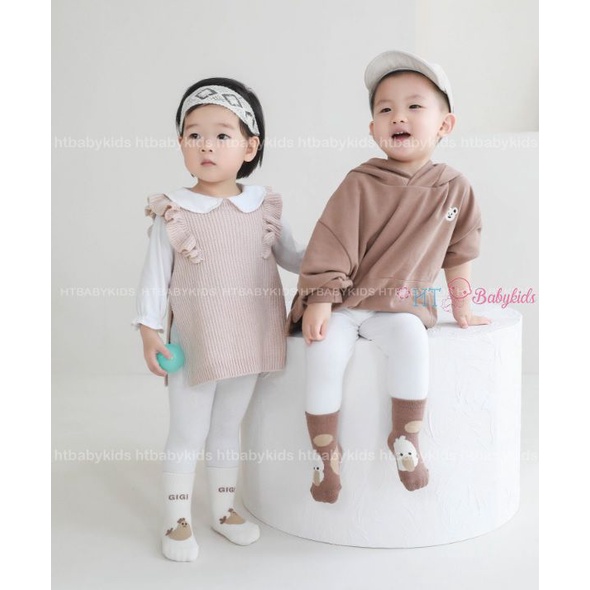 Tất Trẻ Em - Tất Cho Bé Chống Trượt Trơn Cho Bé Trai, Bé Gái Đi Thu Đông Cực Xinh