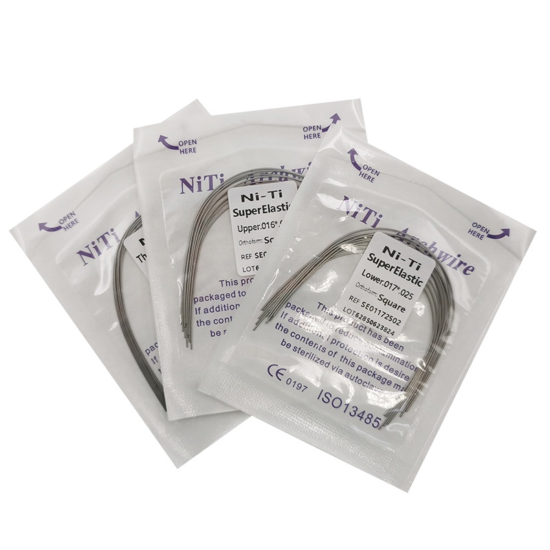 Cuộn Dây Thép Chỉnh Hình Răng Chỉnh Hình Đàn Hồi Bằng Niken Titan 16 * 22 / 17 * 25