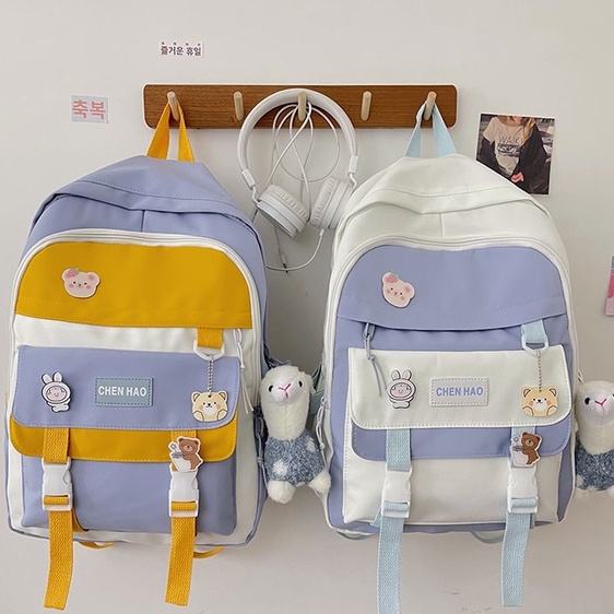 BALO NỮ PHỐI MÀU PHONG CÁCH ULZZANG B18