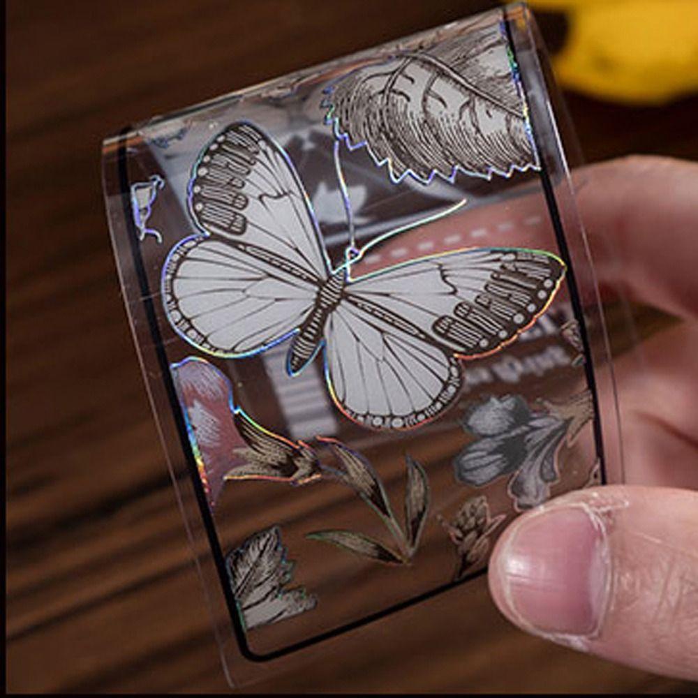 Thẻ Đánh Dấu Trang Sách Trong Suốt In Họa Tiết Cây Hoa Xinh Xắn Tiện Dụng