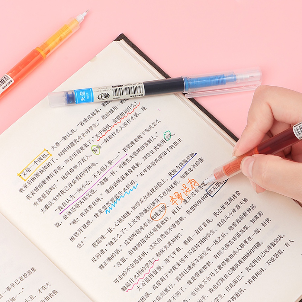 Bút gel ngòi 0.5mm 12 màu sắc cho văn phòng / trường học