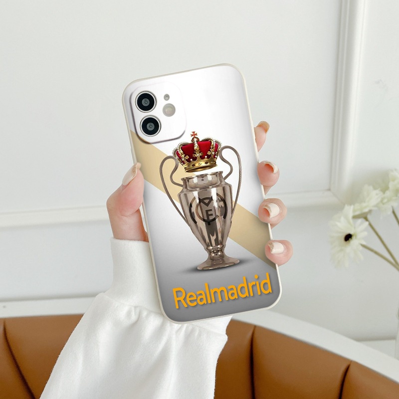 Ốp iphone BVC Bóng đá Realmadrid ốp vuông cho 6/6splus/7/7plus/8/8plus/x/xr/xs/11/12/13/14/pro/max/plus/promax