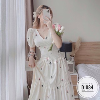 ĐẦM MAXI THÊU HOA ĐI BIỂN BIG SIZE