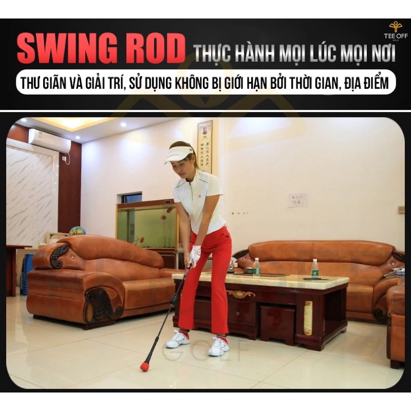 GẬY HỖ TRỢ TẬP SWING GOLF ĐÚNG KỸ THUẬT - GẬY TẬP SWING GOLF