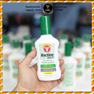 Bactine Max dung dịch vệ sinh hình xăm giảm đau diệt khuẩn 148ml