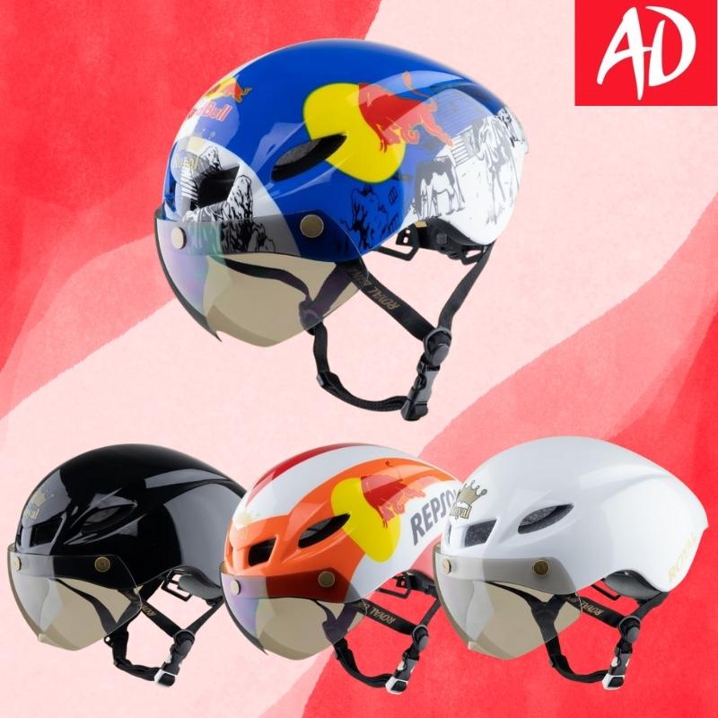 Mũ bảo hiểm xe đạp Royal md16 - Roc r16 r18 có kính hít giống poc 01 falcon