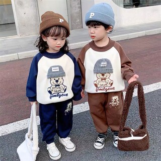 Set bộ bé trai, bộ gấu 2 màu siêu kute cho bé 8-19kg