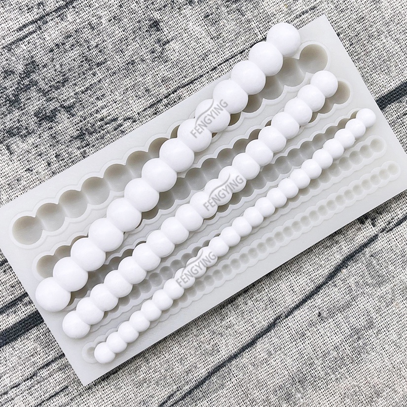 Khuôn Silicone Tạo Hình Ngọc Trai / Hoa Trang Trí Bánh Kem