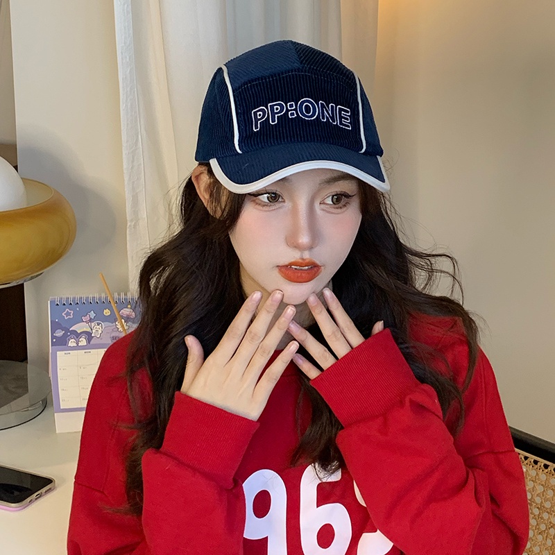 Mũ Lưỡi Trai Mềm Thêu Chữ Phong Cách Nhật Bản Thời Trang Cho Nam Nữ