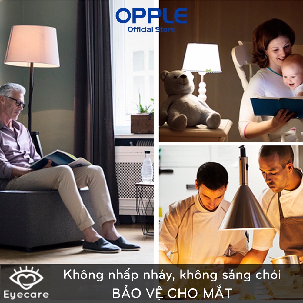 [COMBO MUA 5 TẶNG 2] Bóng Đèn OPPLE LED Bulb Eco Save G45 E27 3W - Ánh sáng vàng (3000K)