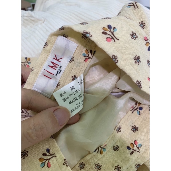 Chân váy hoa nhí vintage 2hand